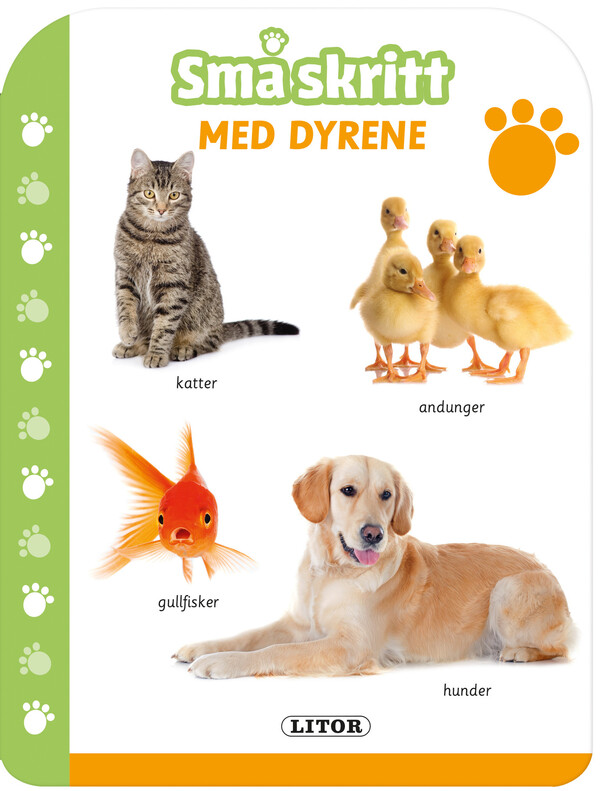 Pekebok små skritt - Med dyrene