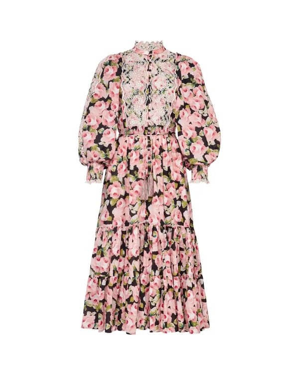 Cotton Slub Midi Dress