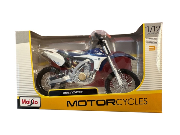 Maisto 1:12 MOTORBIKE Yamaha YZ450F