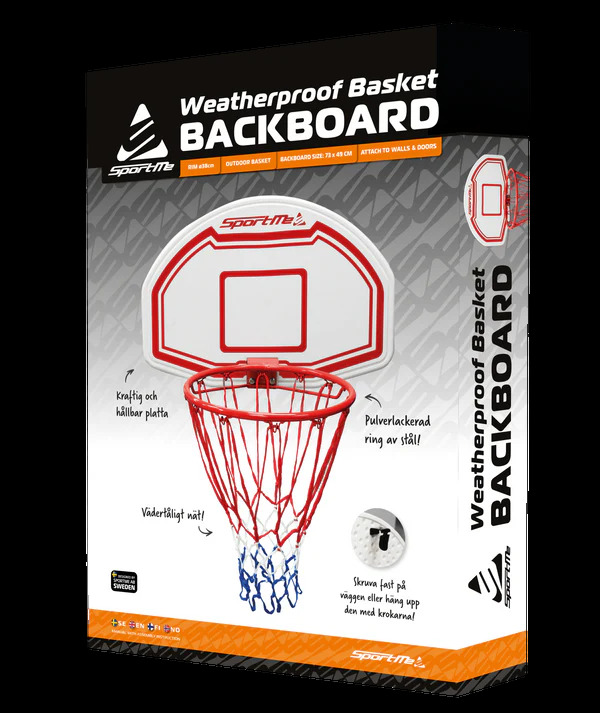 SportMe Basketballkurv med plate