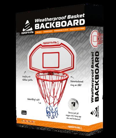 SportMe Basketballkurv med plate Basketkurv - Sport Me