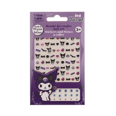 Hello Kitty Kuromi Negle Klistermerke Kuromi - Hello Kitty