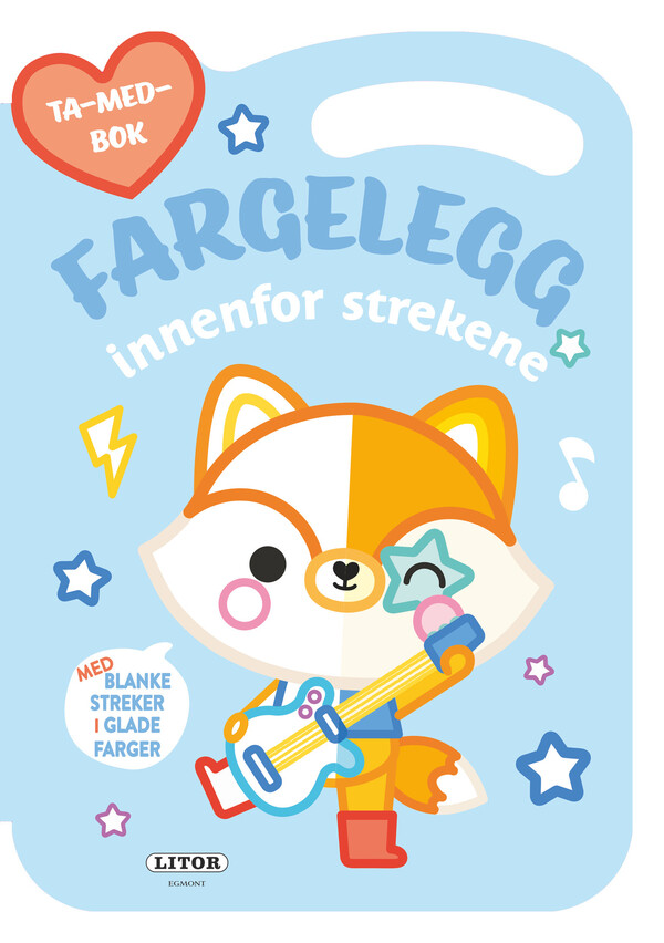 Malebok m linjer - REV, Fargelegg innenfor streke