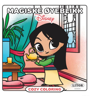 Malebok Cozy Coloring Magiske øyeblikk