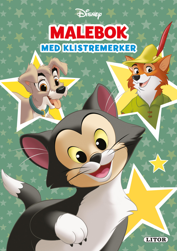Malebok Disney Classic med klistremerker