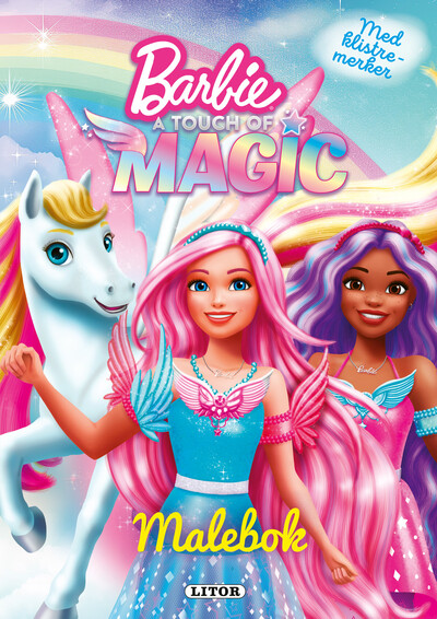 Malebok Barbie A Touch of Magic Barbie - Egmont Litor