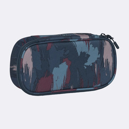 Ovalt pennal Sport, Blue Brush Blue Brush - Beckmann