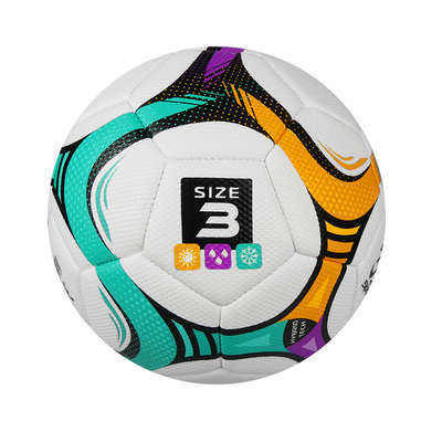 SportMe Fotball Hybrid Tech str. 3 hvit og fargerik - Sport Me