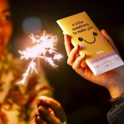 GNAW ‘Something To Make You Smile’ Milk Choc 80g ikke relevant - Gnaw