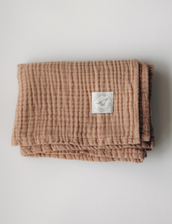Muslin Blanket krapp fersken - Lillefrø