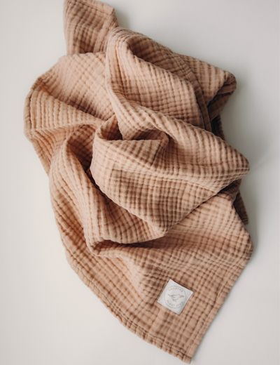 Muslin Blanket krapp fersken - Lillefrø