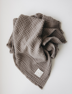 Muslin Blanket catechu brun - Lillefrø