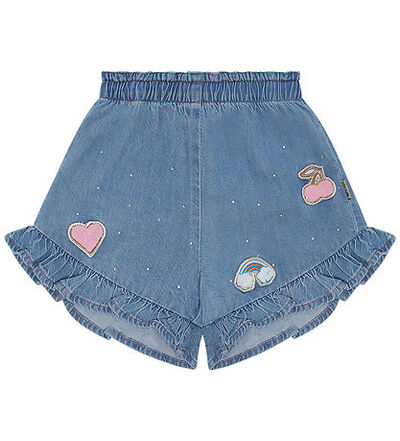 HC HELENA SPARKLING DENIM SHORTS Blue Denim  - Hust & Claire