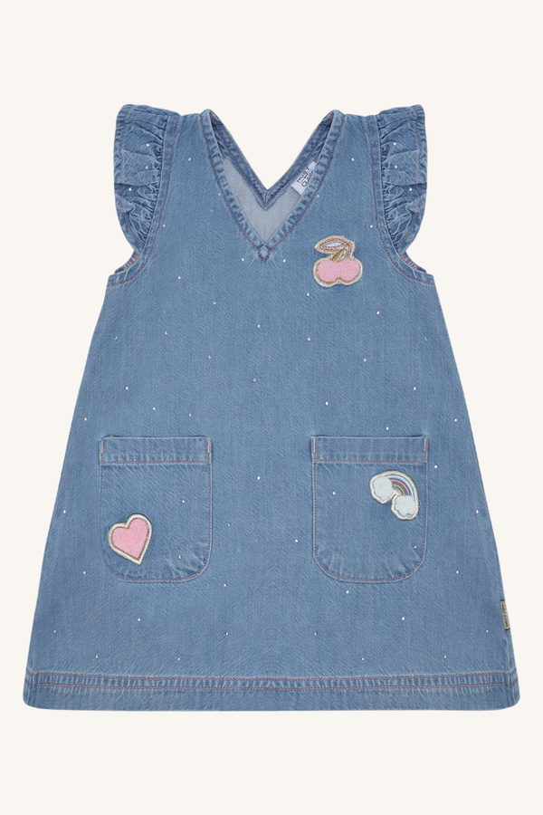 HC KAROLINE SPARKLING DENIMKJOLE
