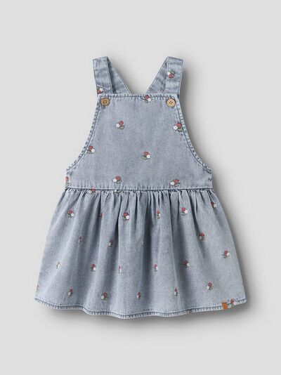 NMFFUNDA DNM EMB SKIRTALL LIL ATELIER Medium Blue Denim EMB - LIL`ATELIER