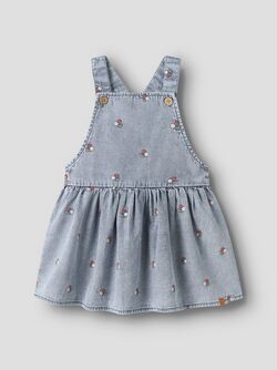 NBFFUNDA DNM EMB SKIRTALL  LIL ATELIER Medium Blue Denim EMB - LIL`ATELIER