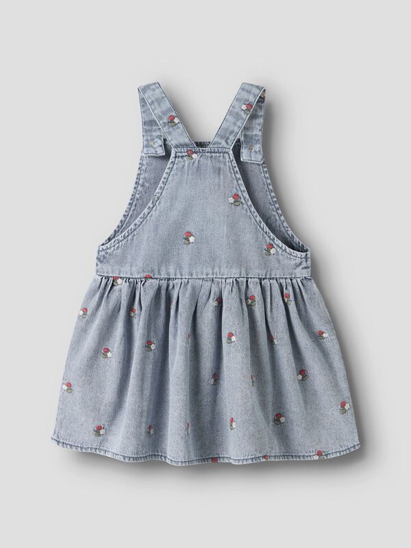 NBFFUNDA DNM EMB SKIRTALL  LIL ATELIER
