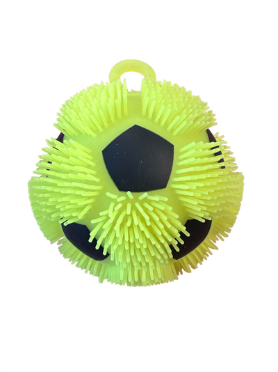 Puffer ball 16cm fotball Gul - Fidget Toys