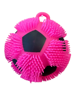 Puffer ball 16cm fotball Rosa - Fidget Toys