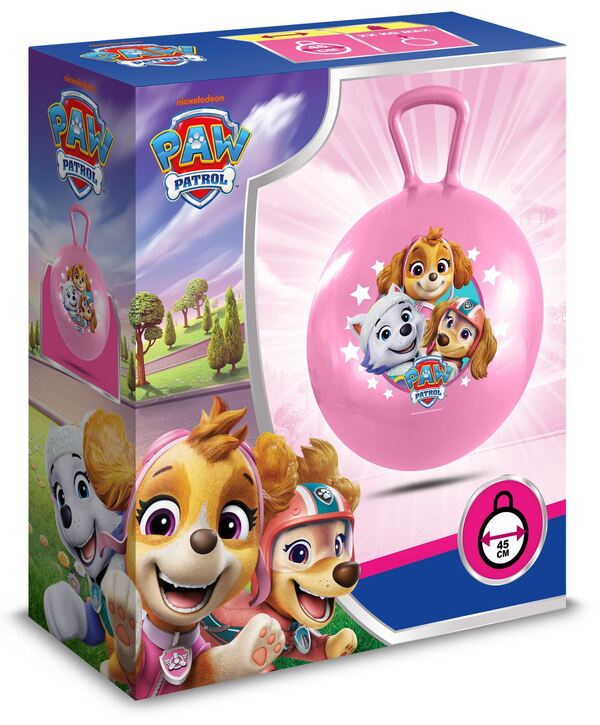 Paw Patrol hoppeball 45 cm, rosa