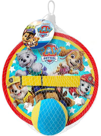 Paw Patrol Velcro kaste- og fangstspill med myk ball kastespill paw patrol - Paw Patrol