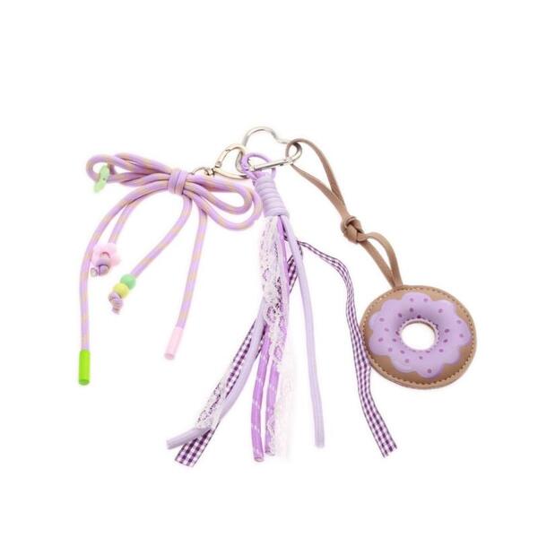 BAG CHARM LILLA DONUT TINKA
