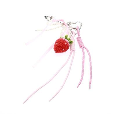  BAG CHARM JORDBÆR TINKA  Jordbær - Tinka