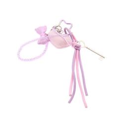 BAG CHARM ROSA PLYSJ HJERTE TINKA Rosa plysj hjerte - Tinka