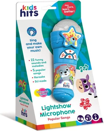 Kids Hits - Lightshow Microphone - Karaoke Mikrofon Med Sanger