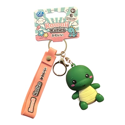 Kawaii nøkkelring med stropp Dinosaur - Småvarer