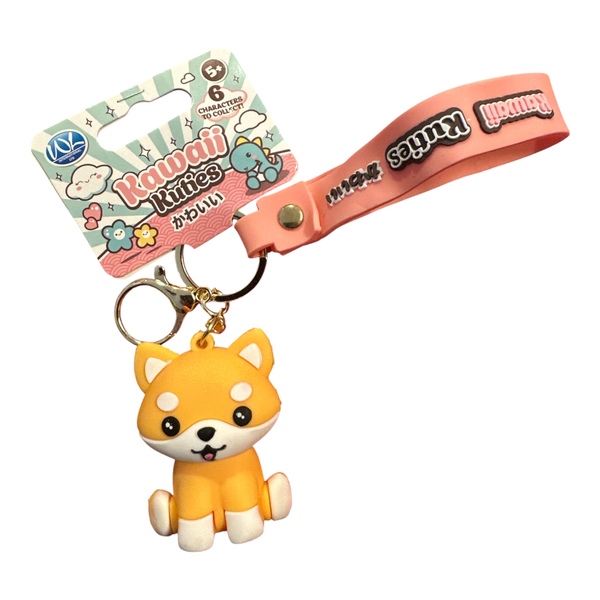 Kawaii nøkkelring med stropp