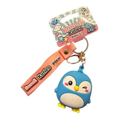 Kawaii nøkkelring med stropp pingvin - Småvarer