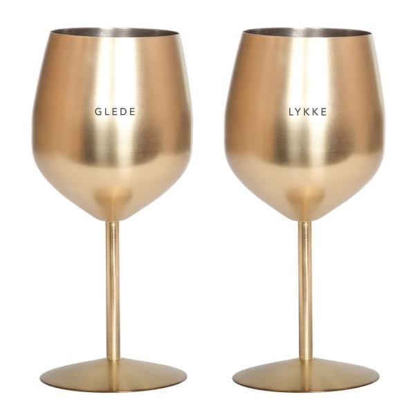 Vinglass - Glede & Lykke 2pk