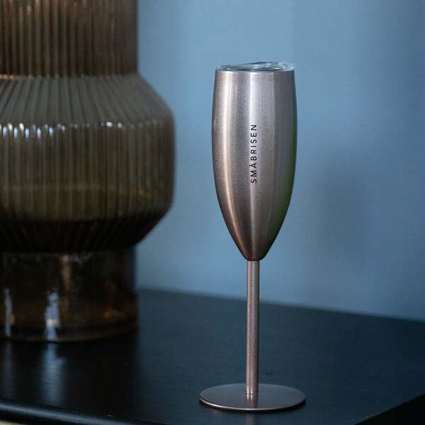 Champagneglass Boblemagi, Rosègull