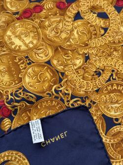 Chanel Silkeskjerf  Mørk blå - Chanel