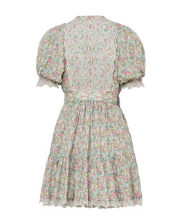 Cotton Slub Shift Dress Lush - by TiMo