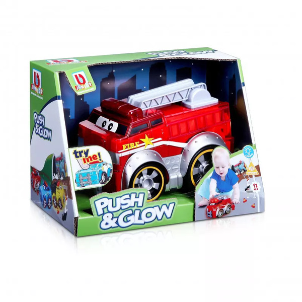 BB Junior Brannbil Push & Glow