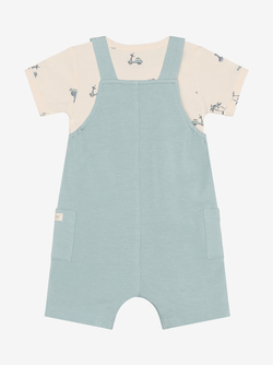 FIXONI ROMPER-SETT SHORTS/KORT ARM Sjøgrønn - Fixoni