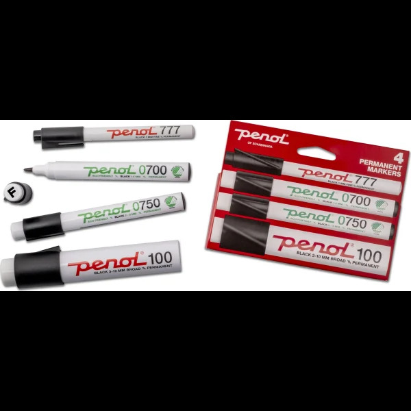 Penol Permanent marker | Medium | 4 sorte