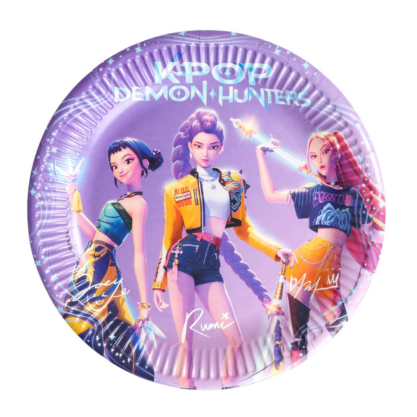 Papptallerken K-Pop 23 cm 8-pk