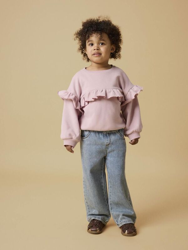 NMFILONDON RIK LS LOOSE SWEAT LIL ATELIER