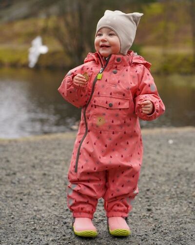 KATTNAKKEN VINDDRESS BABY Stokkrose - Kattnakken