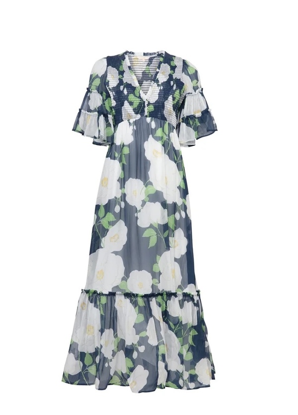 Organza Smocking Dress