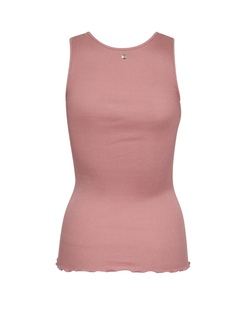 Elaine Seamless Silk Tank Topp DUSTY ROSE - Mos Mosh