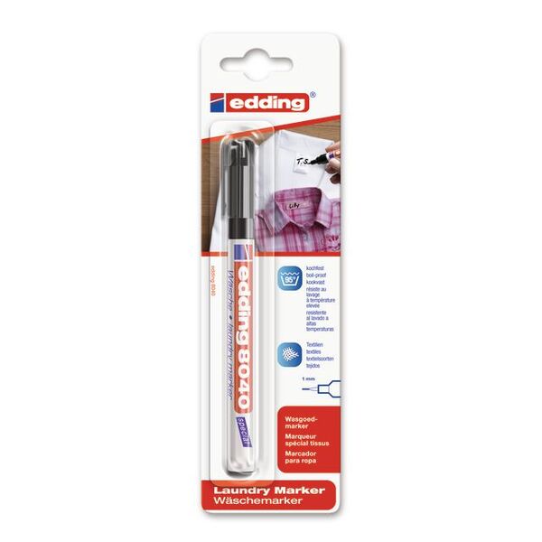 Tøymerkepenn EDDING 8040 sort (1)