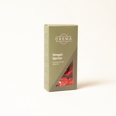 NougatHjerter 95g ikke relevant - Crema Kaffebrenneri