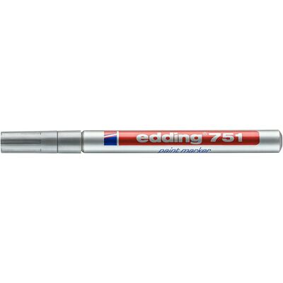 Paintmarker EDDING 751 sølv Sølv - Kontorutstyr