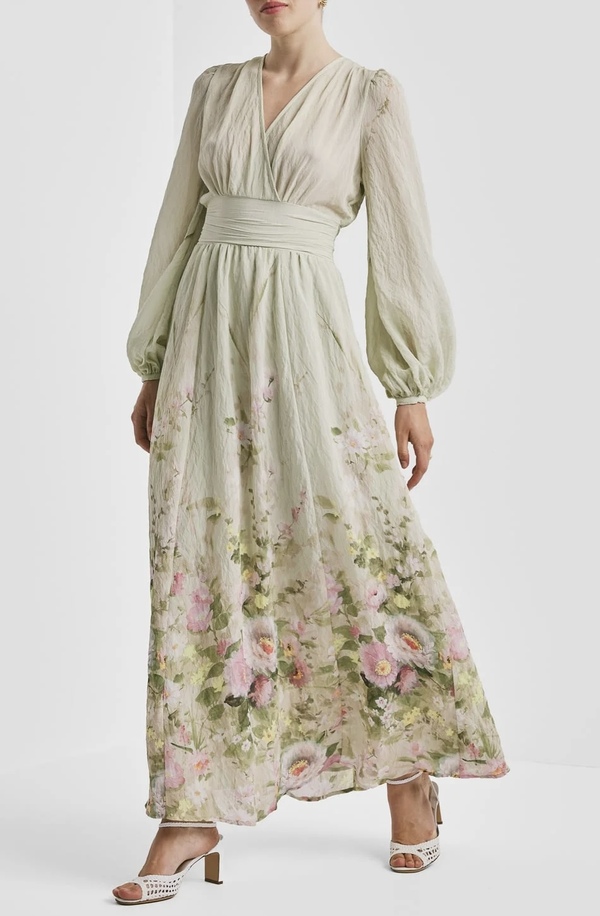 Viscose V-Neck Dress