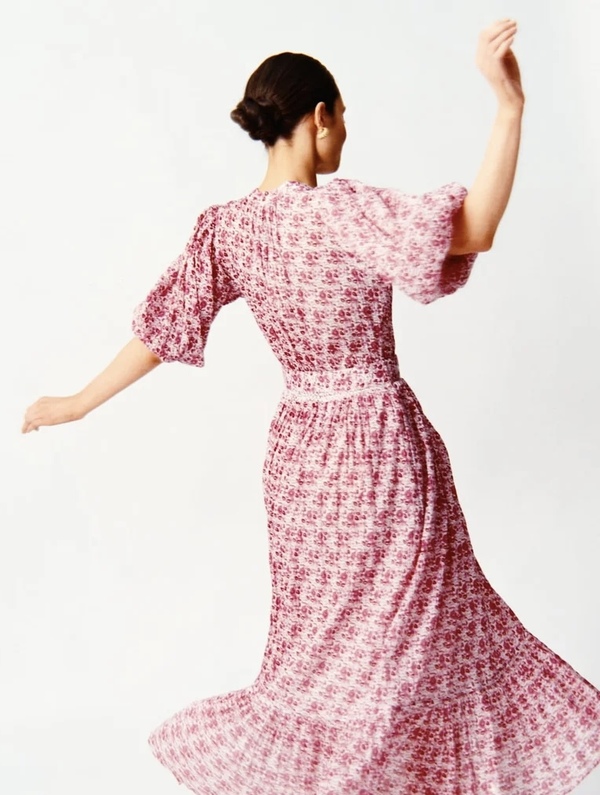 Twisted Midi Dress