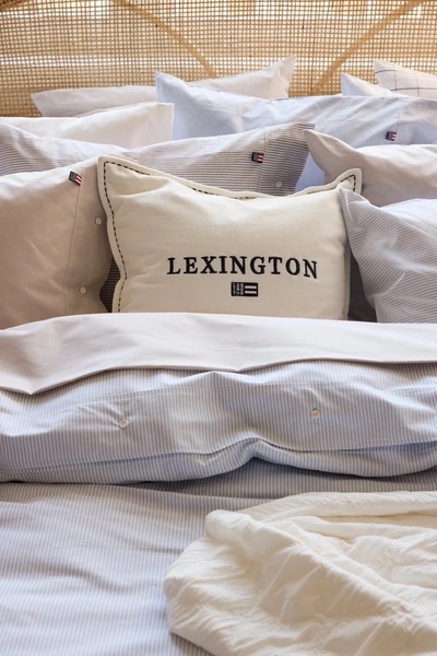 Lexington Icons Logo Putetrekk i Økologisk Bomullsfløyel - 50x50cm ikke relevant - Lexington